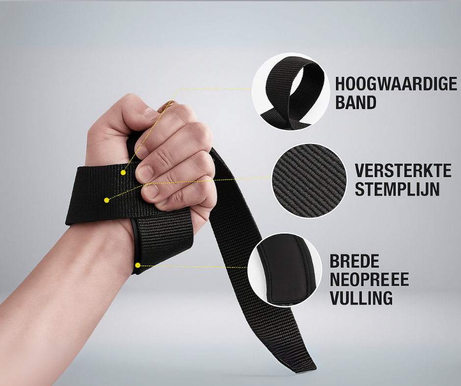 Time For Gym - Padded Lifting Straps
